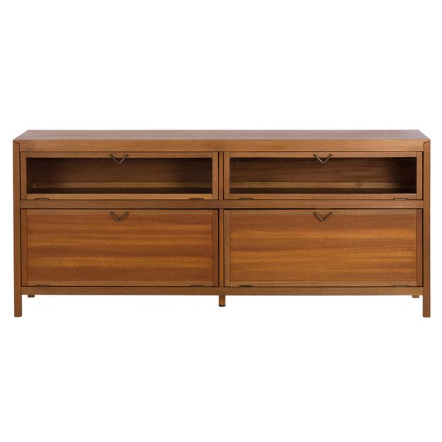 BUFFET 4 PORTAS 1,72 M X 40 CM MASCAVO