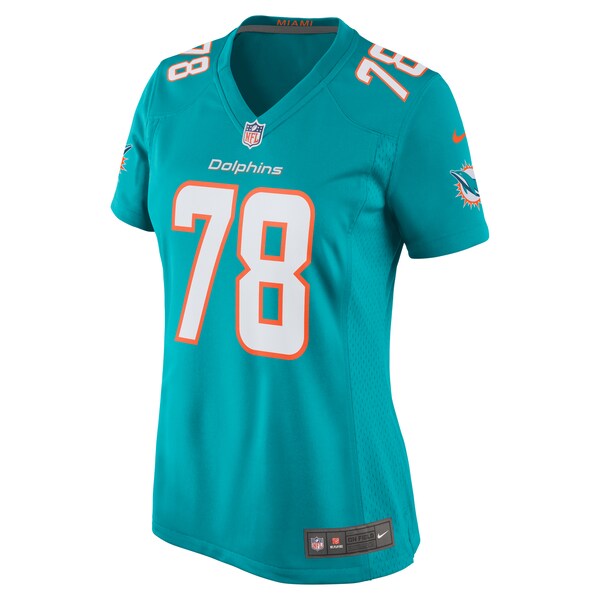 Justin Ellis Miami Dolphins Nike Women's  Game Jersey -  Aqua