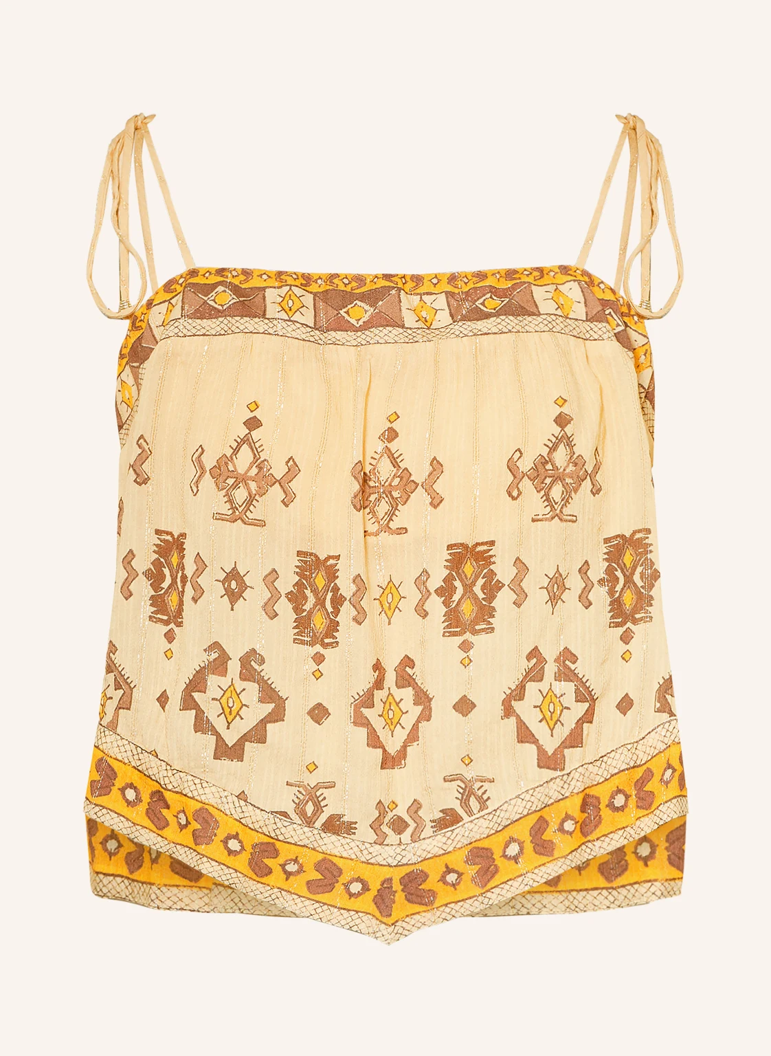 ba&sh Cropped-Top ZELI mit Glitzergarn