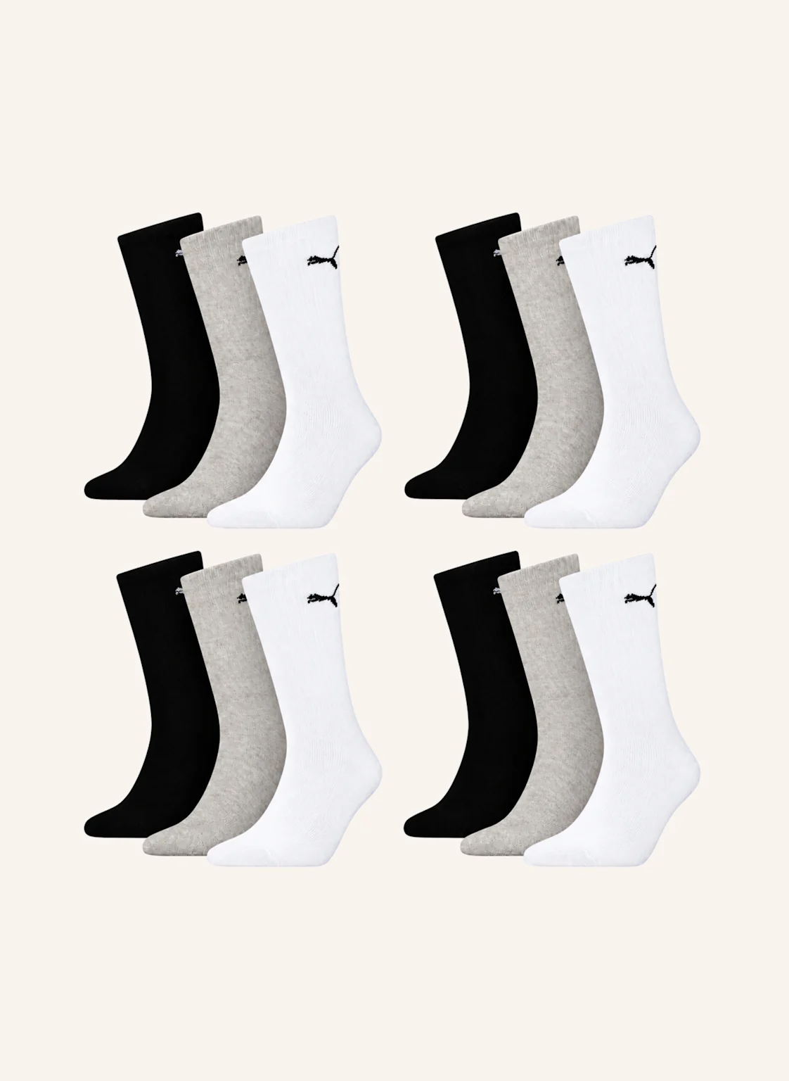 PUMA Sportsocken REGULAR CREW 12-PACK