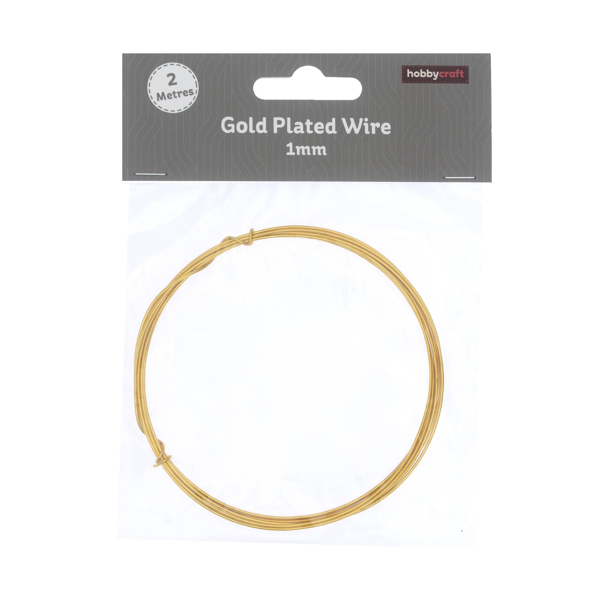 Gold-Plated Wire 1mm x 2m