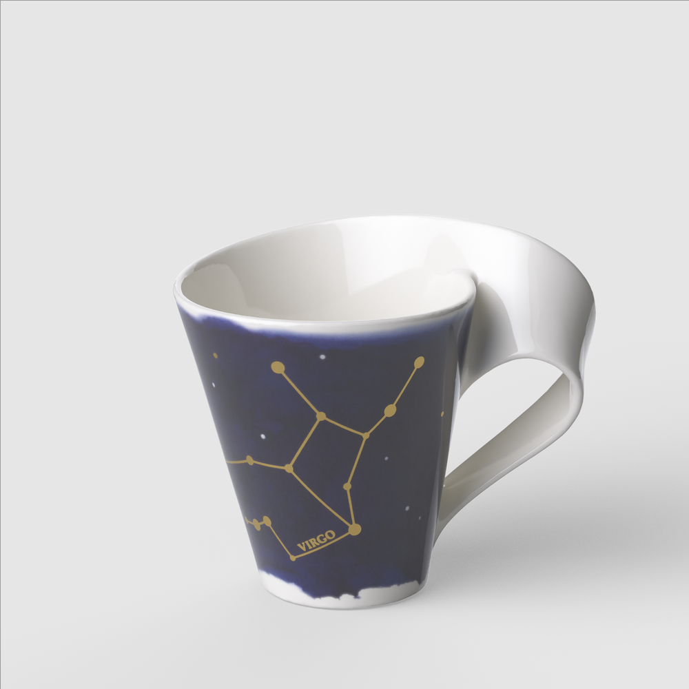NewWave Mug - Multi-colored, 8.2 oz, Premium Porcelain