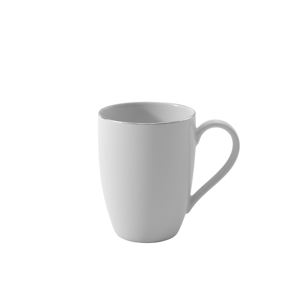 Anmut Mug - White, 10.2 oz, Premium Bone Porcelain