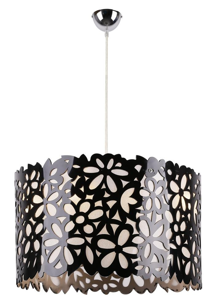 Lampa wisząca chromowana-czarna SIMONA 3xE14x40W Candellux
