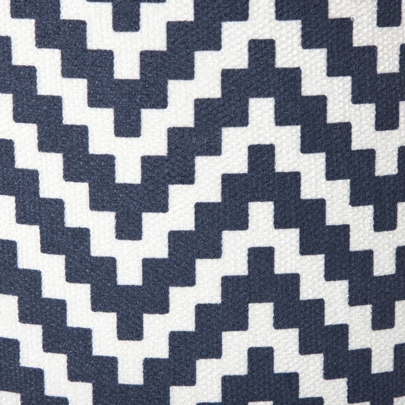 Lampenkap zigzag groot - zwart/wit - &Oslash;24.5x17.5 cm