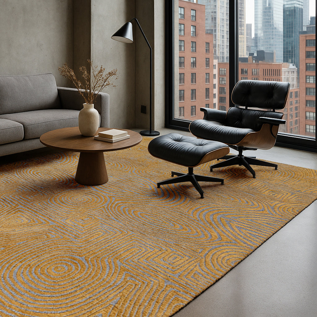 Lola & Moi Tabasco Vloerkleed - Gold Stone - 170 x 240 cm