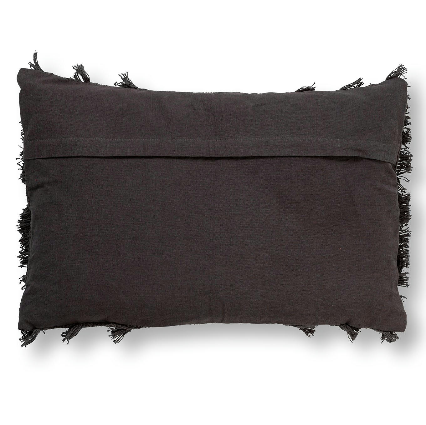 FARA - Coussin - gris en coton 40x60 cm uni