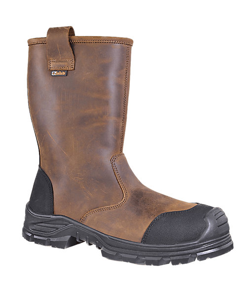 Bottes de sécurité JALLATTE JALCYPRESS S3 CI SRC Marron 44