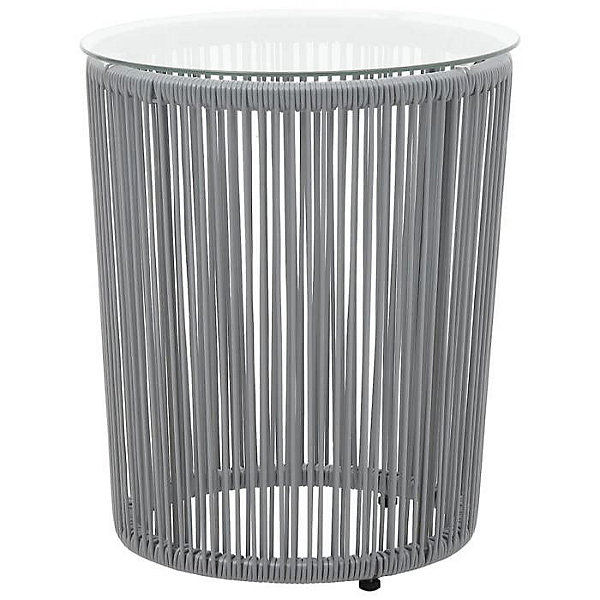 Ensemble de salon de jardin 3 pièces style bistro - Anthracite - 48 x 40 cm - Gris - VIDAXL - 2 personnes