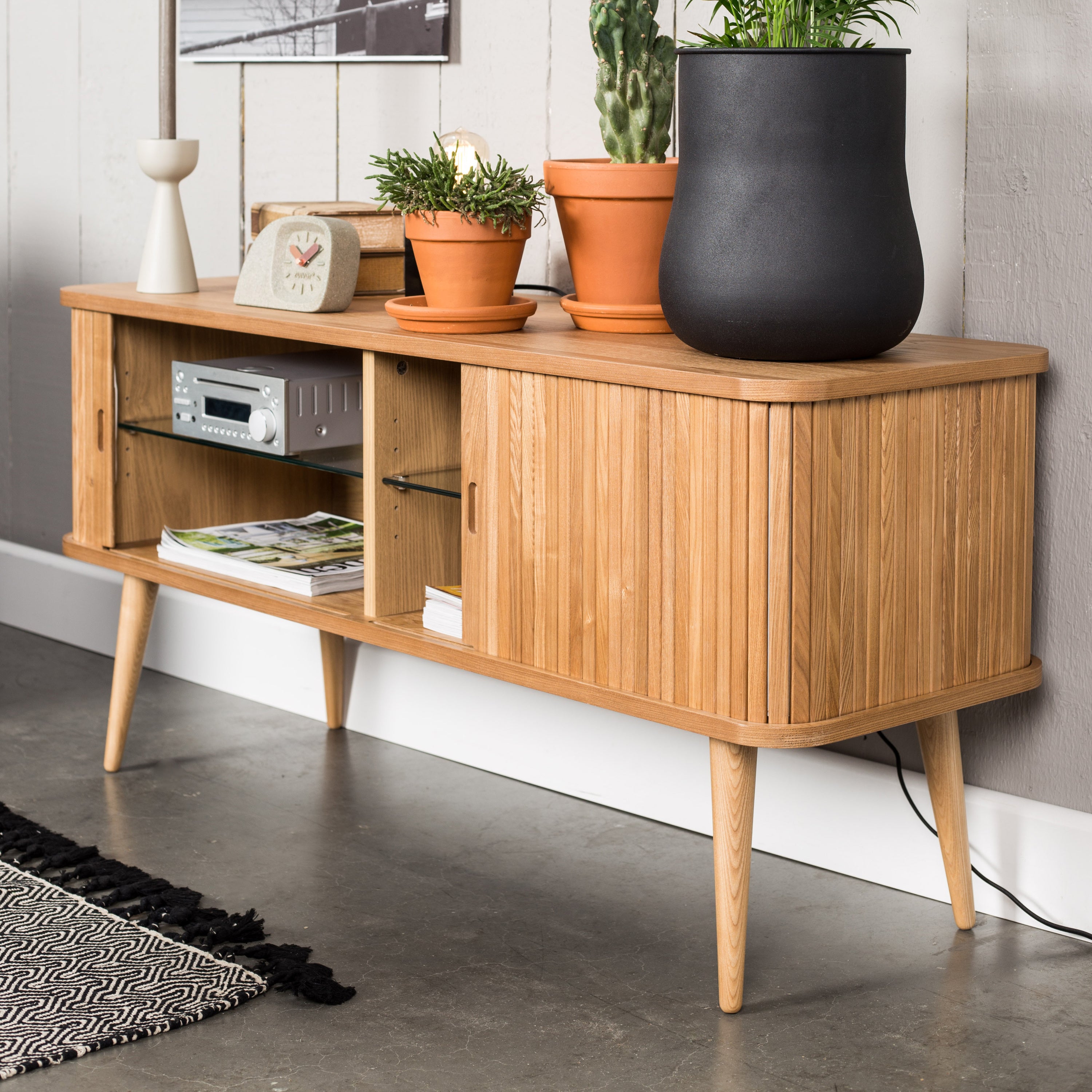 Zuiver Barbier Dressoir - Lichtbruin
