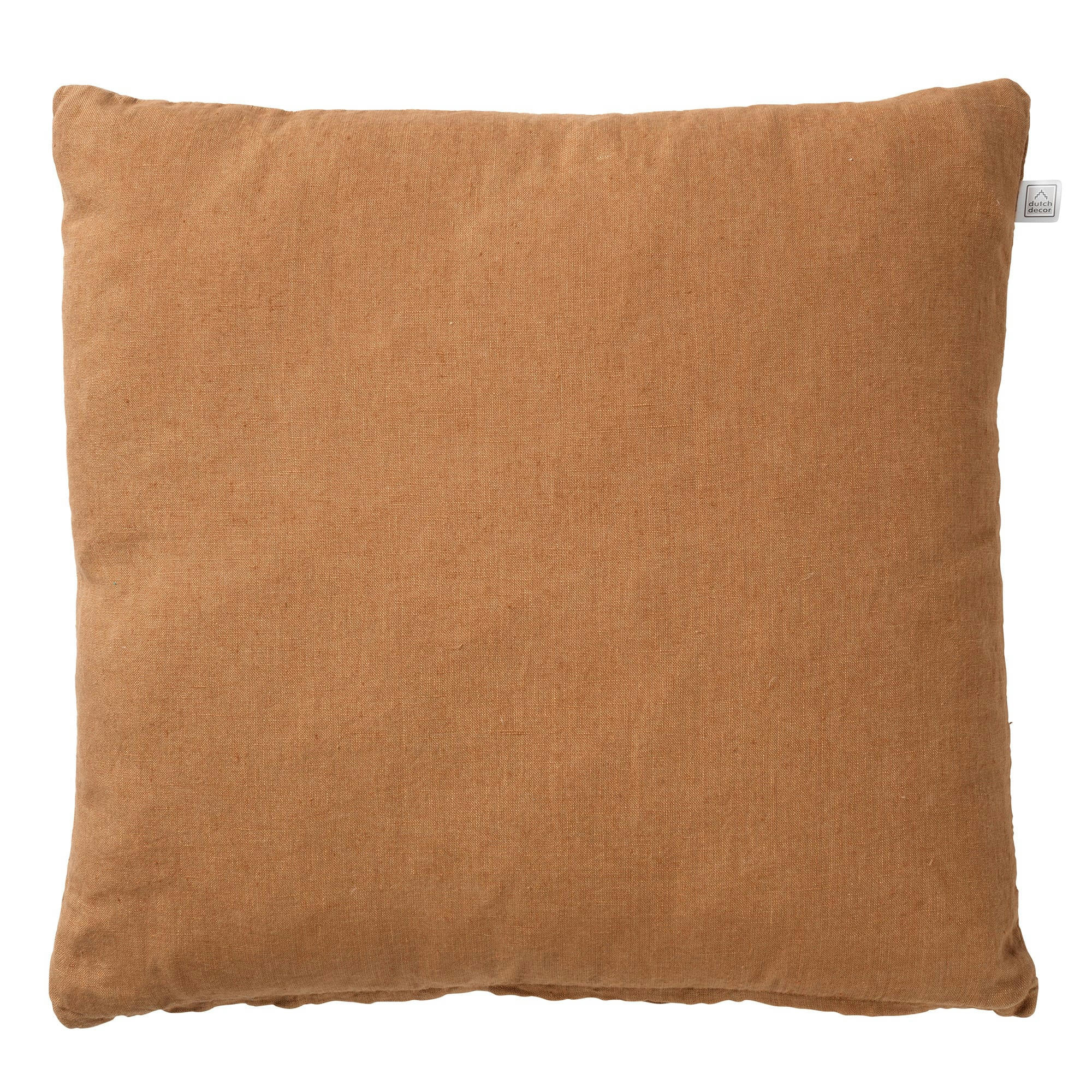 - Housse de coussin marron en laine-45x45 cm uni
