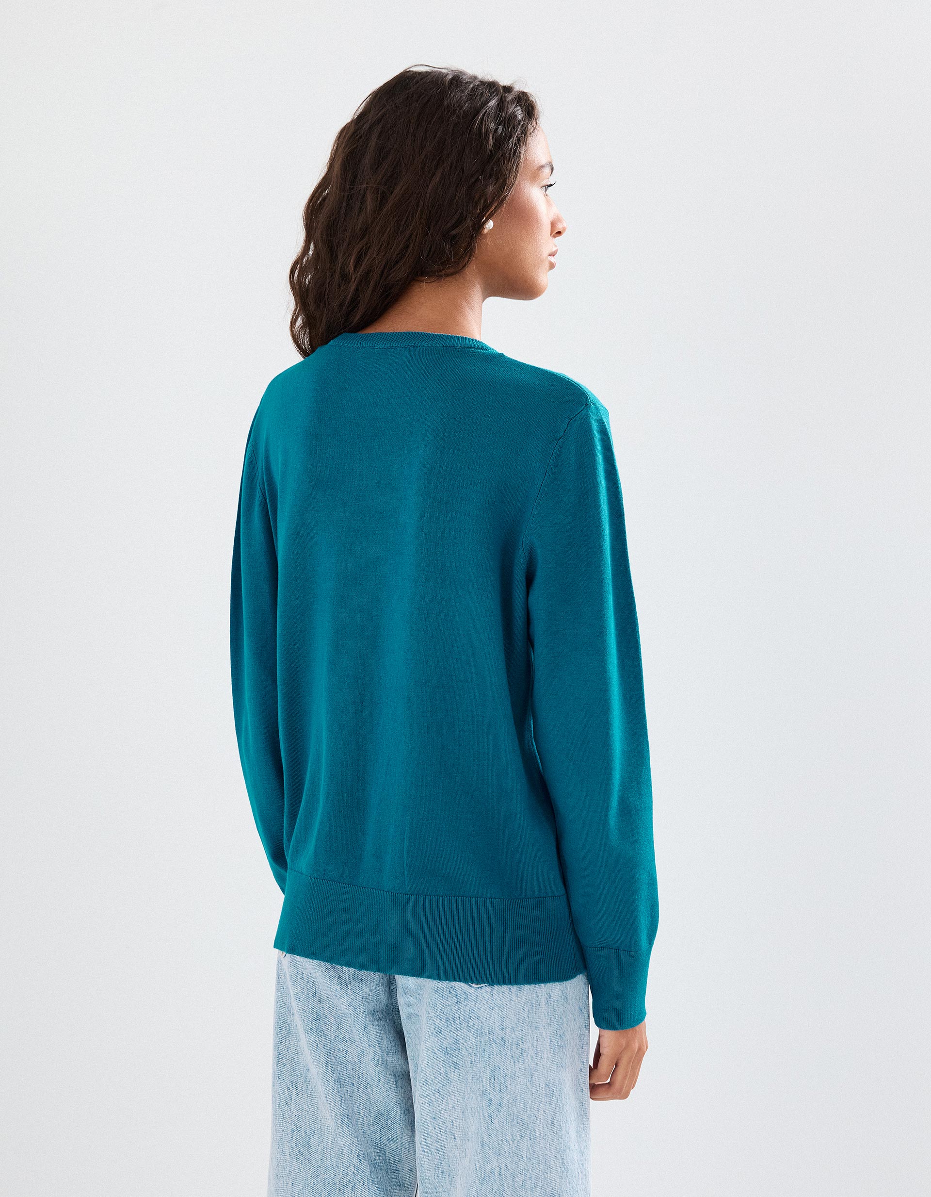 Camisola de Malha, Mulher, Azul