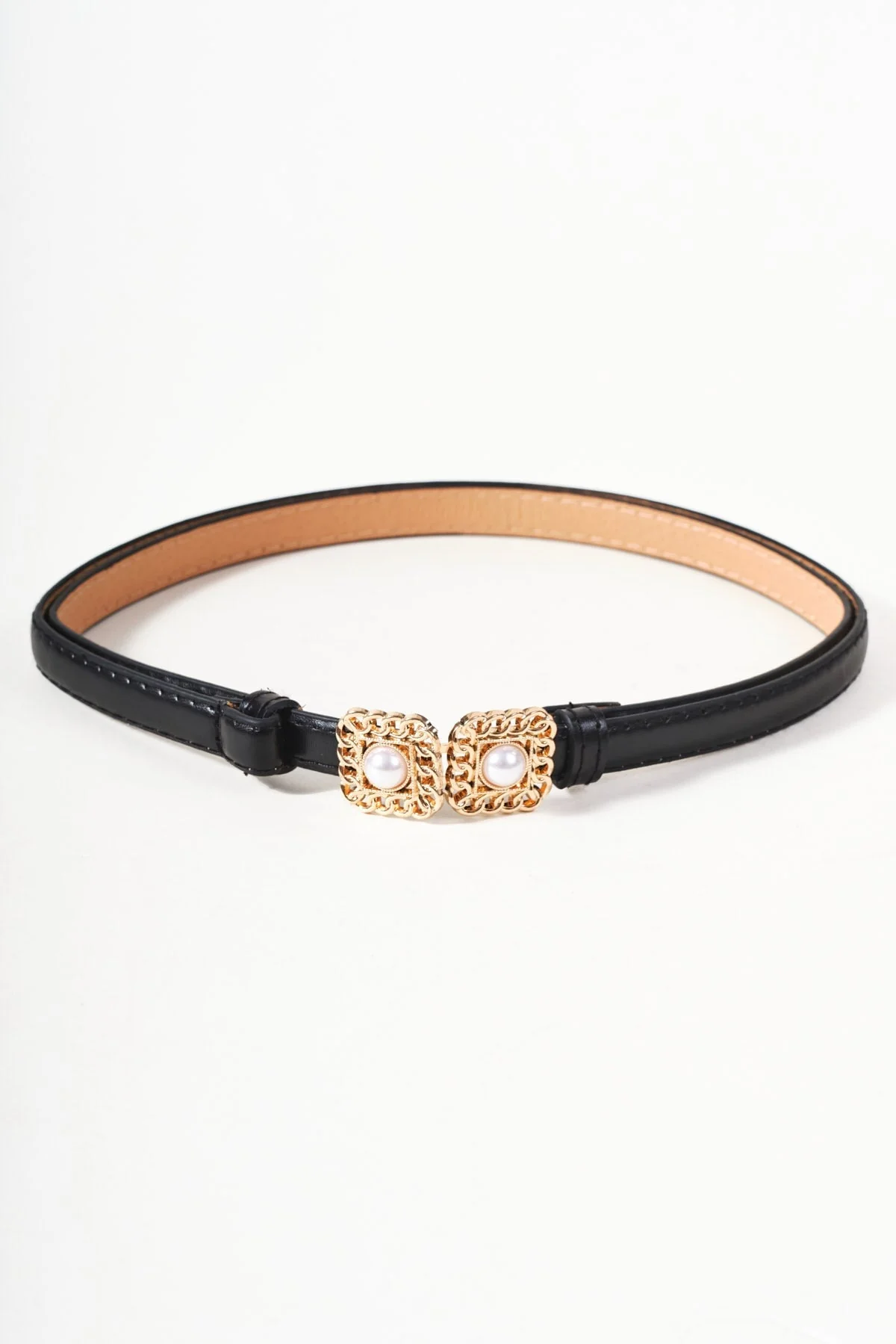 Pearl Detail Belt - Size S/M