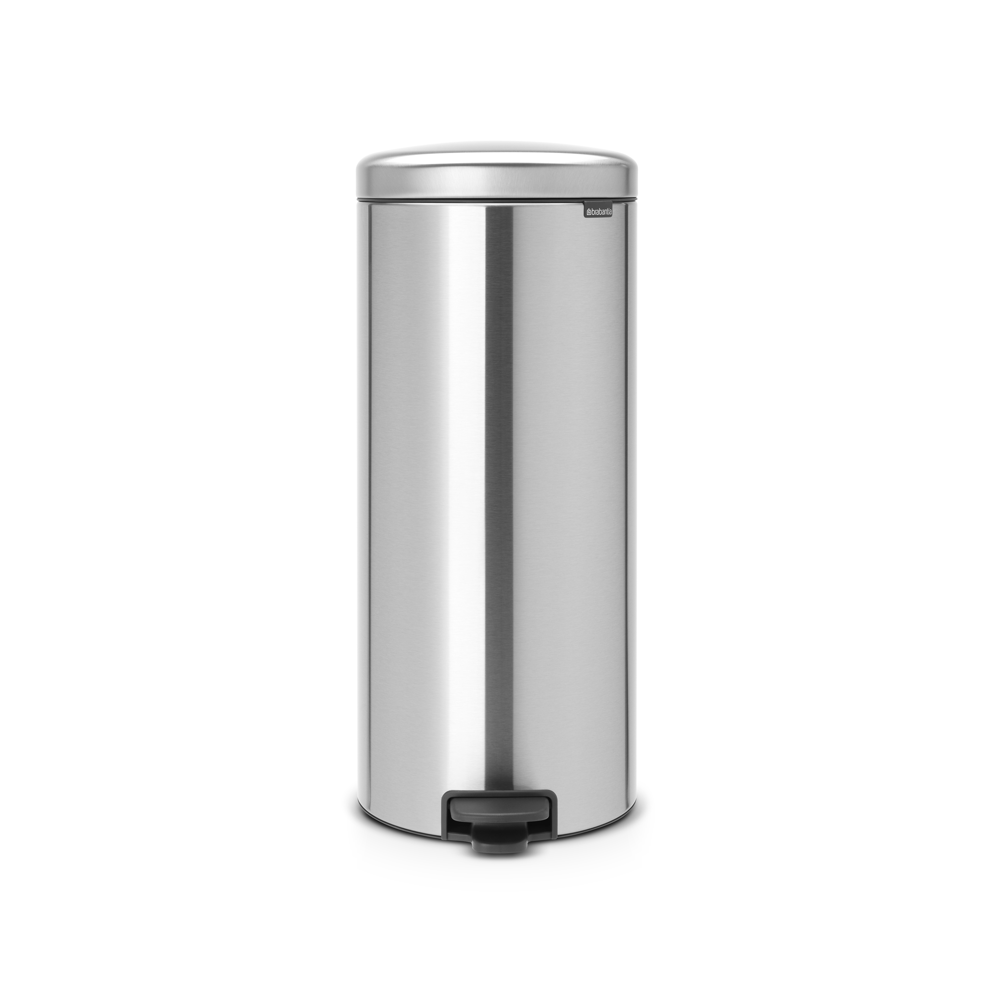 Brabantia NewIcon Pedaalemmer, 30 liter, kunststof binnenemmer - Matt Steel Fingerprint Proof