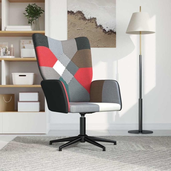 Fotel Wypoczynkowy Tapicerowany Patchwork Do Salonu Pokoju