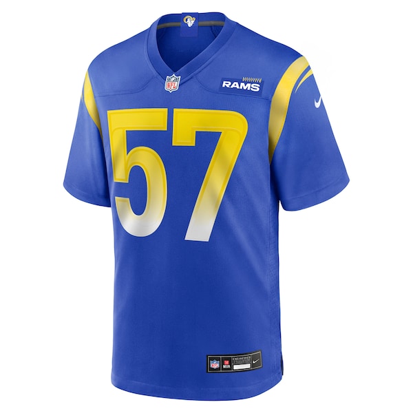Ty Hamilton Los Angeles Rams Nike Team Game Jersey -  Royal