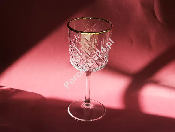 Komplet kieliszków 330 ml do wina (4 szt.) Pasabahce - Timeless gold 1D.TIMG.722239