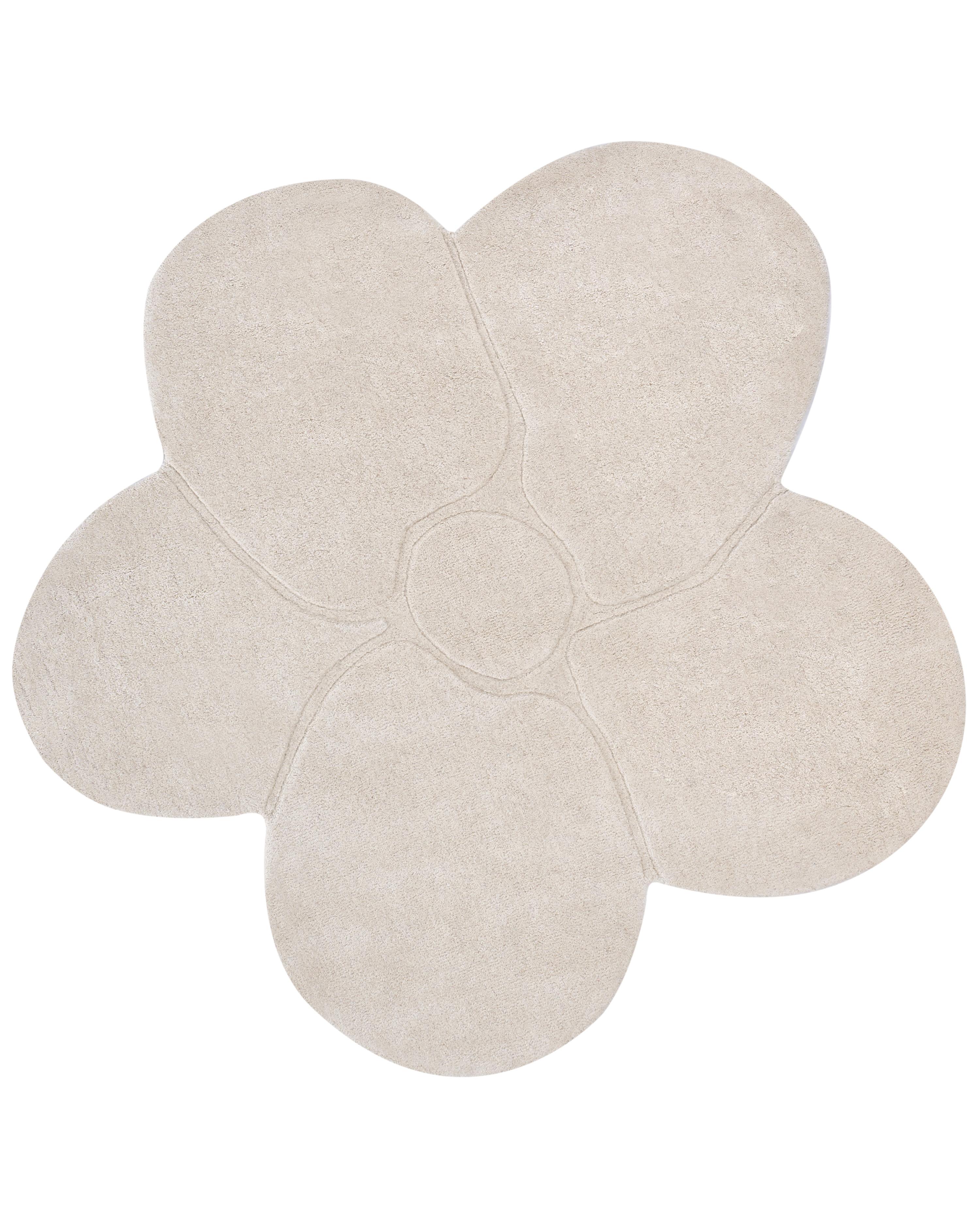 Rug KOKKINI Light Beige ? 140 cm Wool