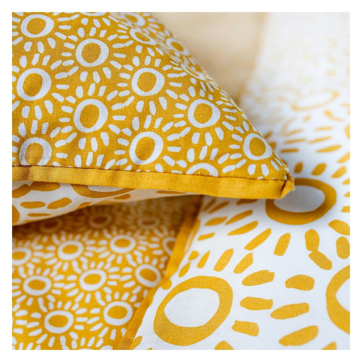 DESERT CHIK - Parure de lit 2 personnes imprimé en Coton Multicolore 240x260 cm