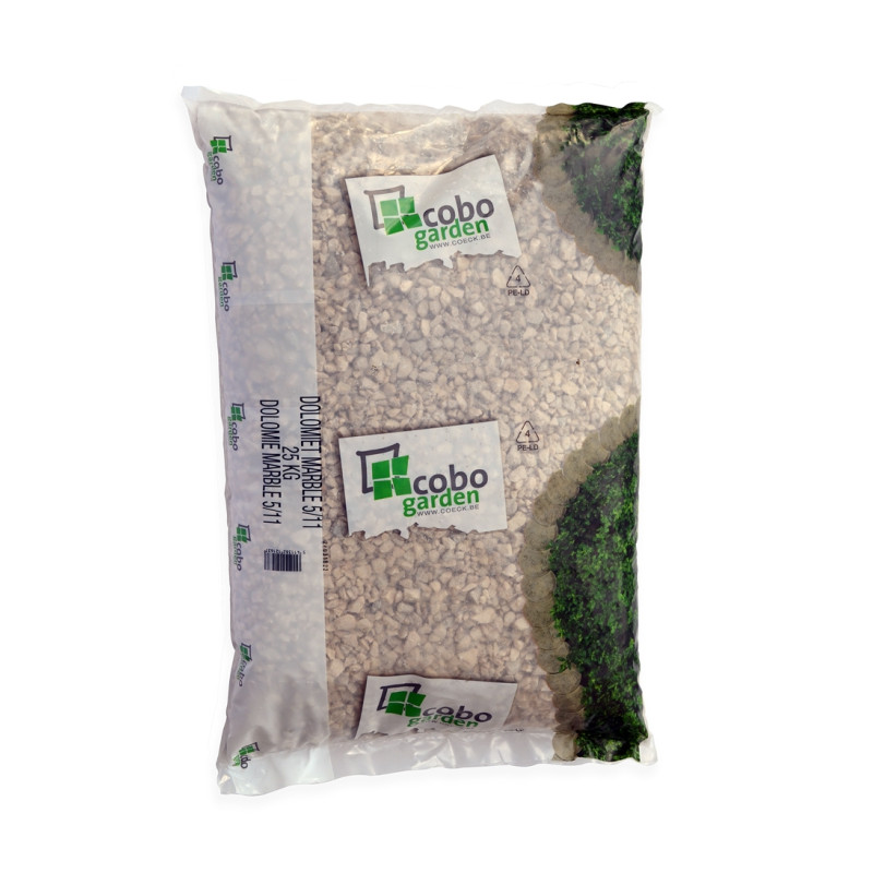 Dolomie Marble 5-11 mm 25 kg COBO GARDEN