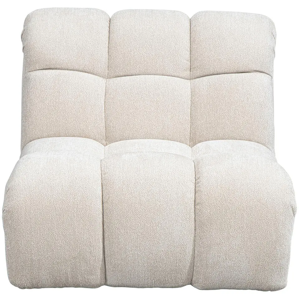 Draaifauteuil Beau - stof Raven - beige