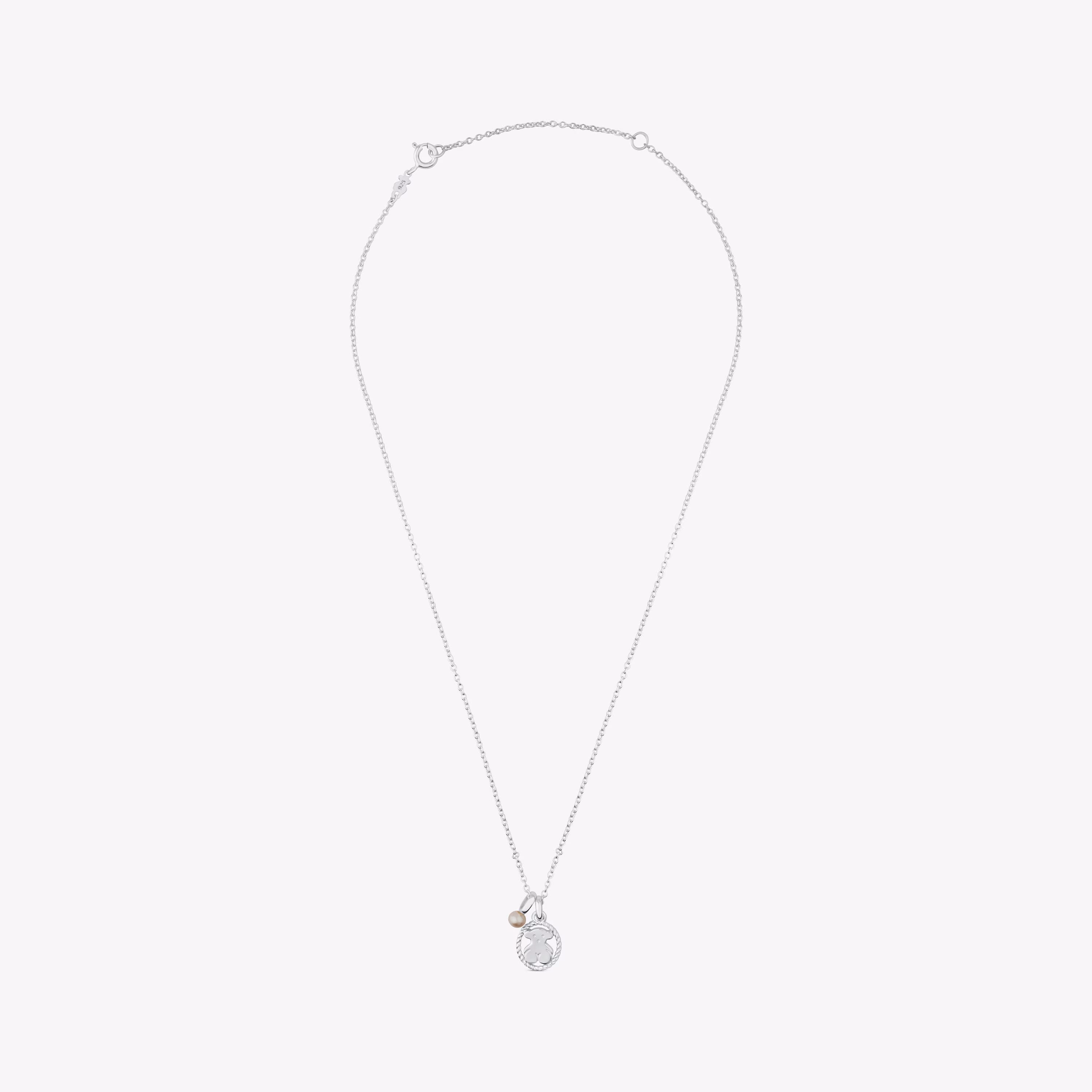 Collar de plata con perla cultivada Camee