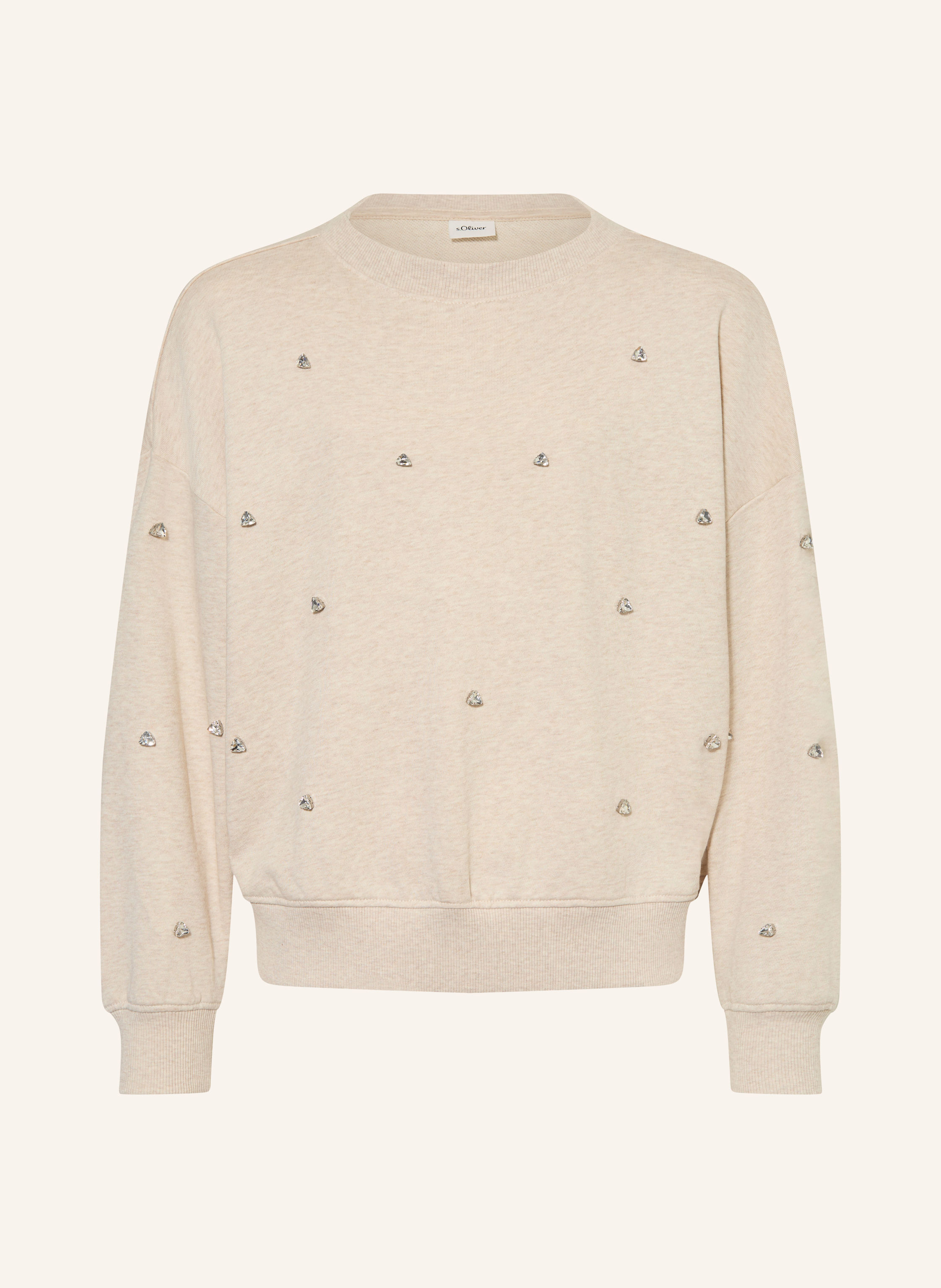 s.Oliver RED Sweatshirt mit Schmucksteinen