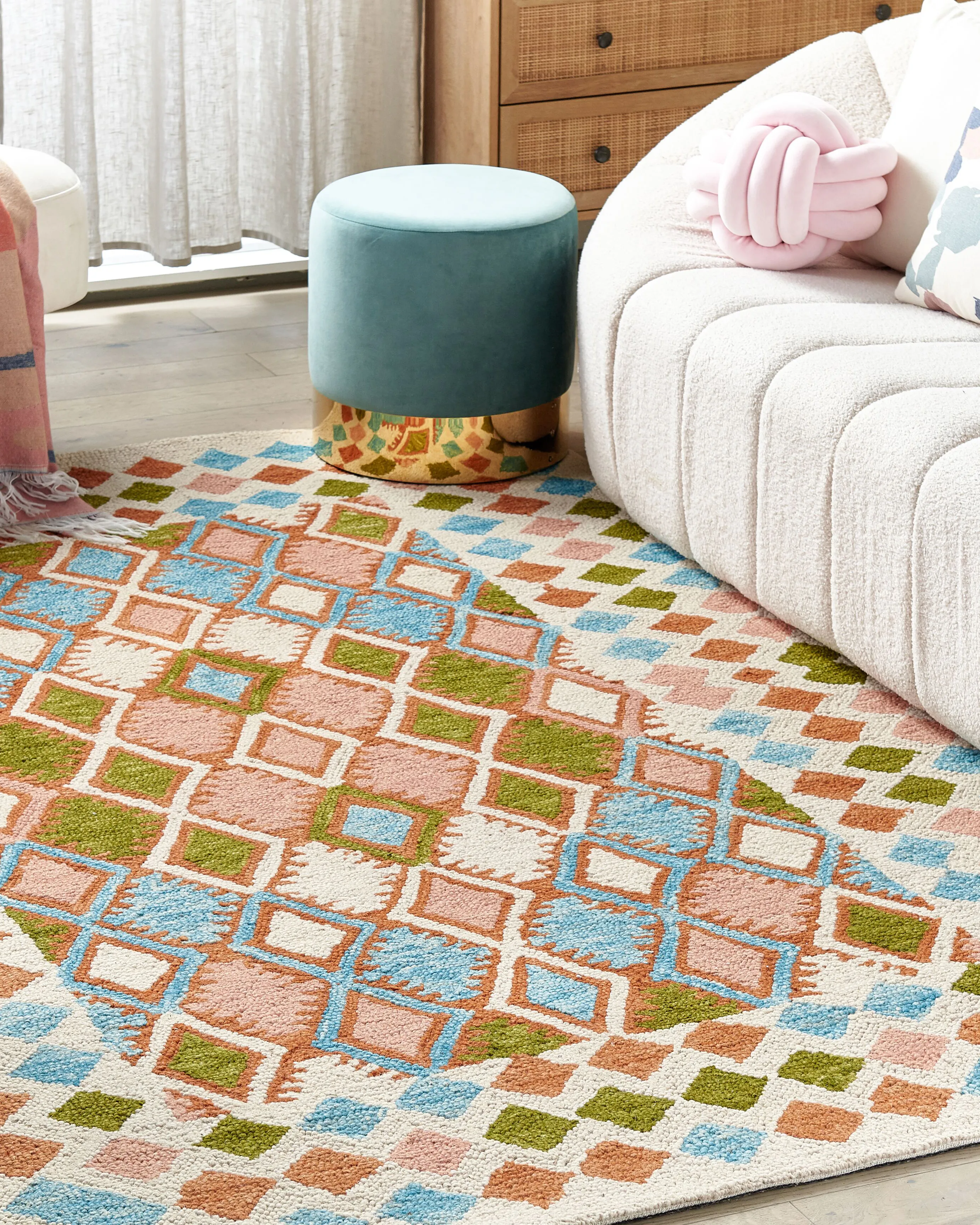 Rug ERMENEK Multicolour 160 x 230 cm Wool