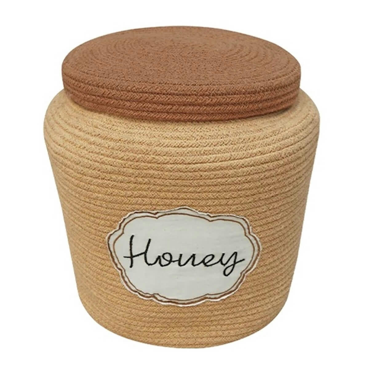 - Panier LITTLE CHEF pot de miel jaune