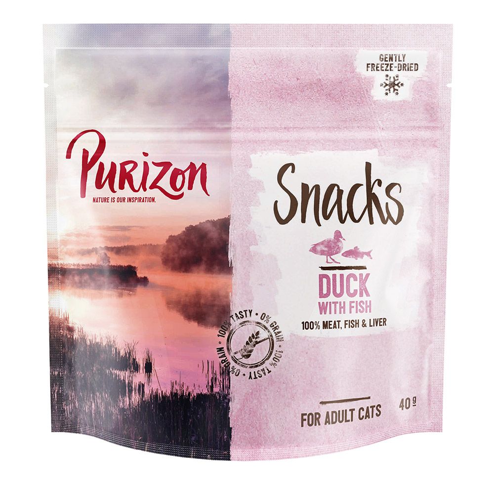 Purizon Cat Snacks - Grain-Free Duck with Fish