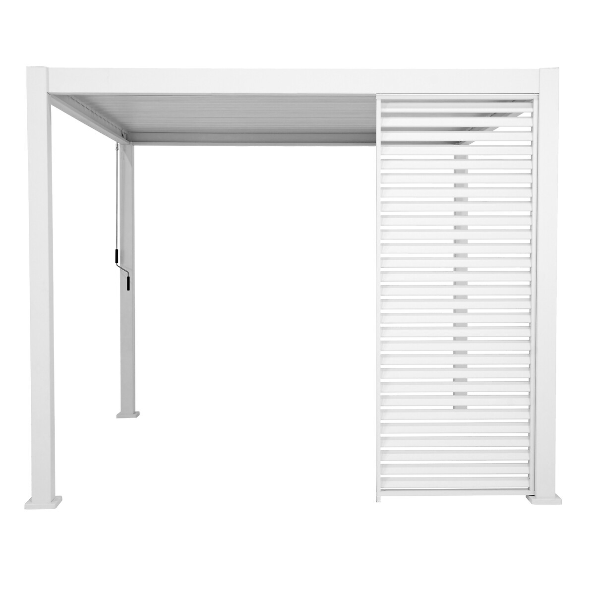 Persiana para pérgola EVORA branca 3,6m