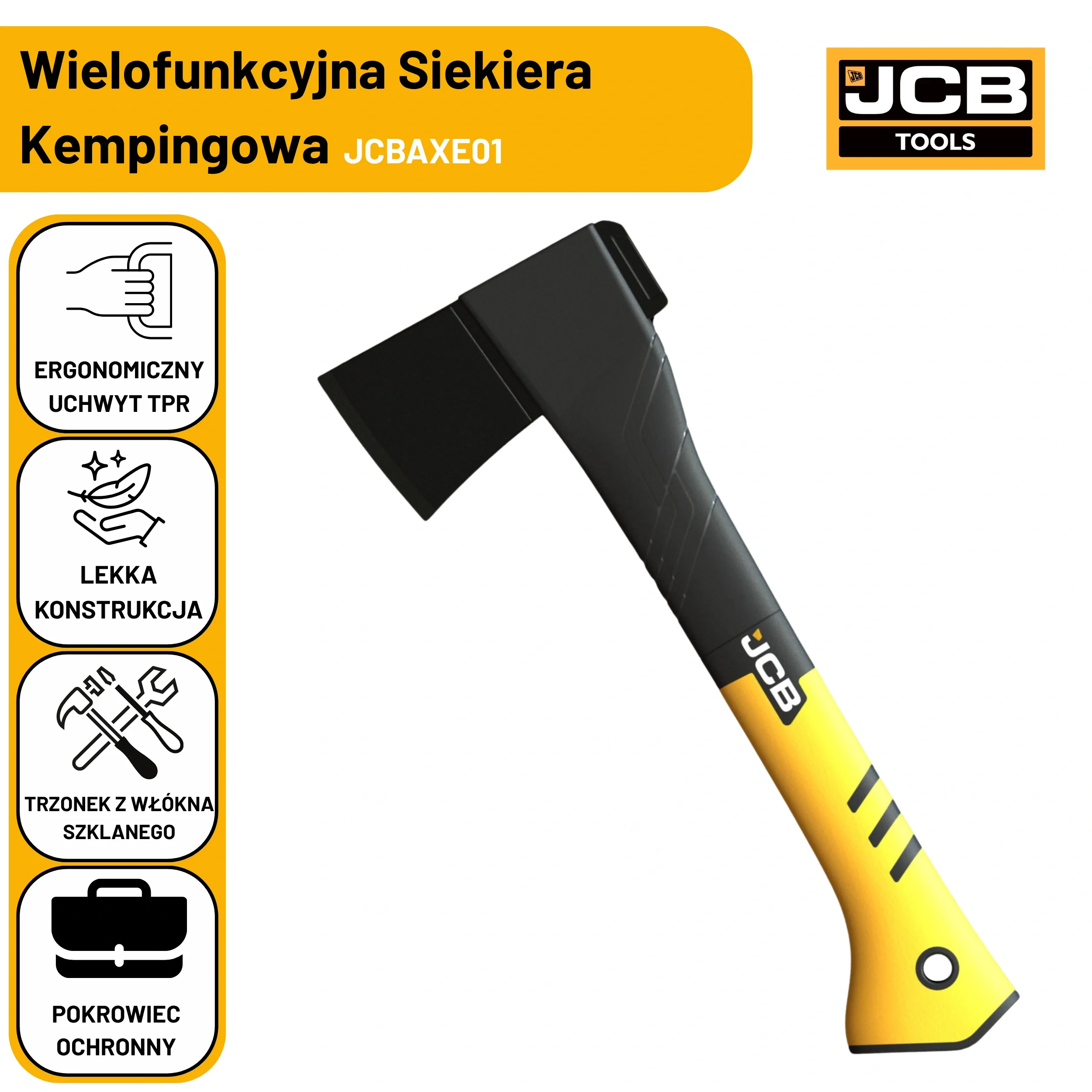 JCB Siekiera do Drewna 0,6kg 320mm