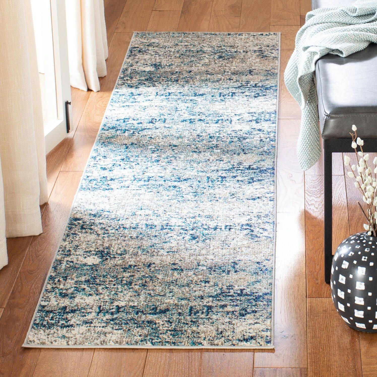 Safavieh Madison 460 Rug Grey/Blue