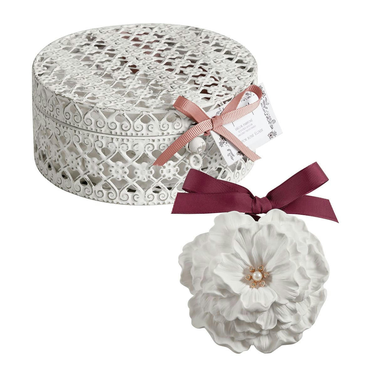 - Coffret précieux décor parfumé - Rose Élixir
