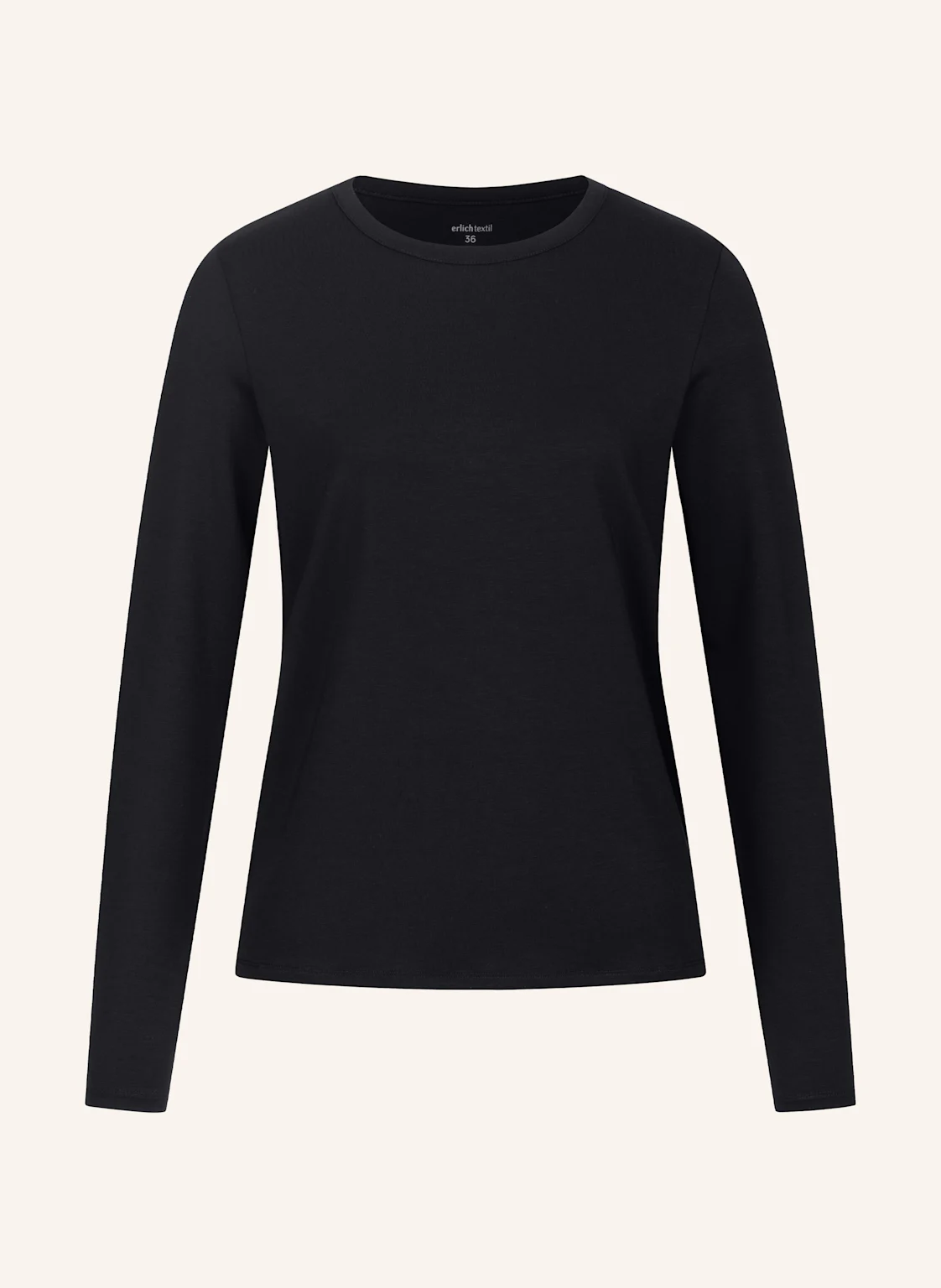 erlich textil Light Touch lockeres Langarmshirt mit Lyocell - seidig weich