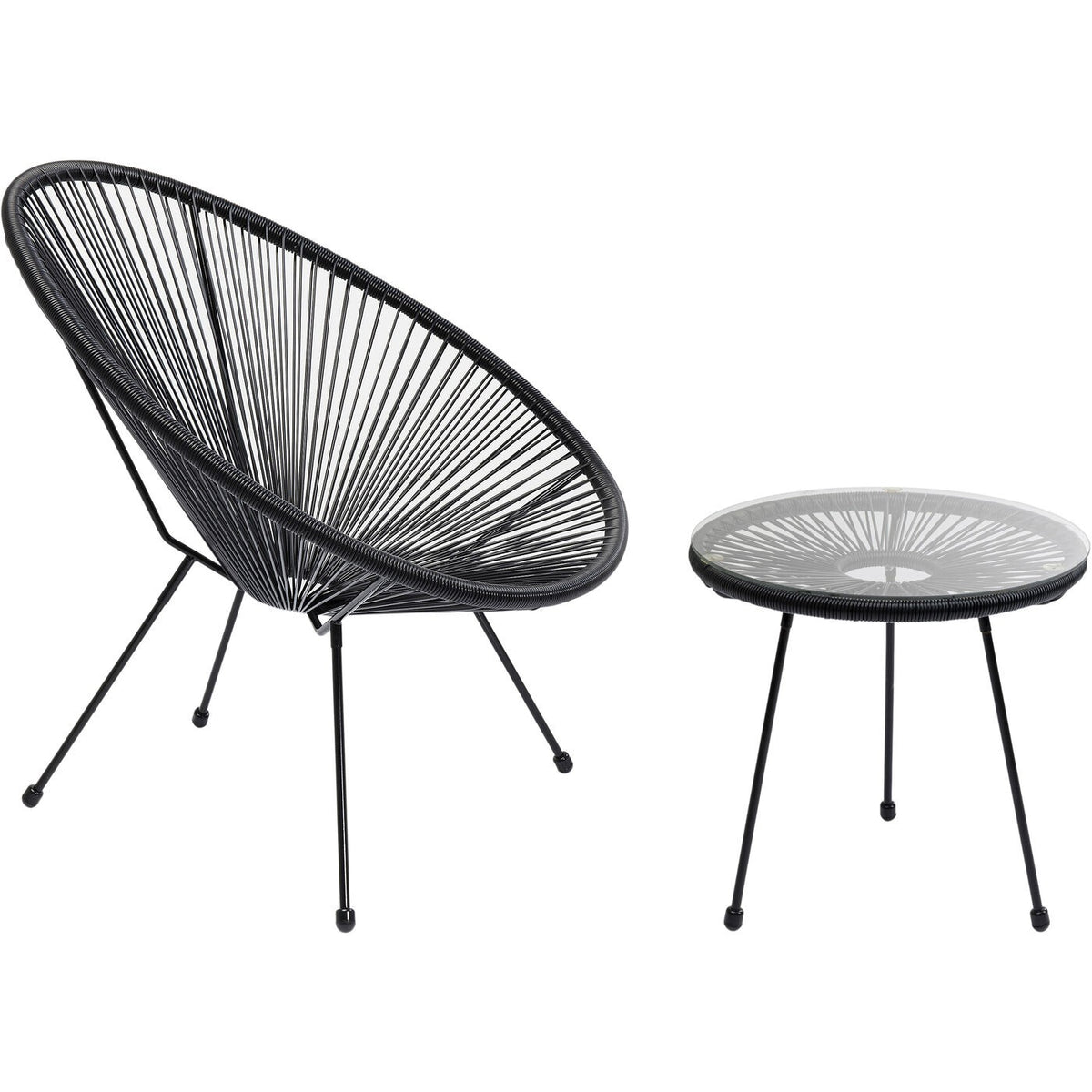 Kare Design Tuinmeubilair Acapulco Mono zwart