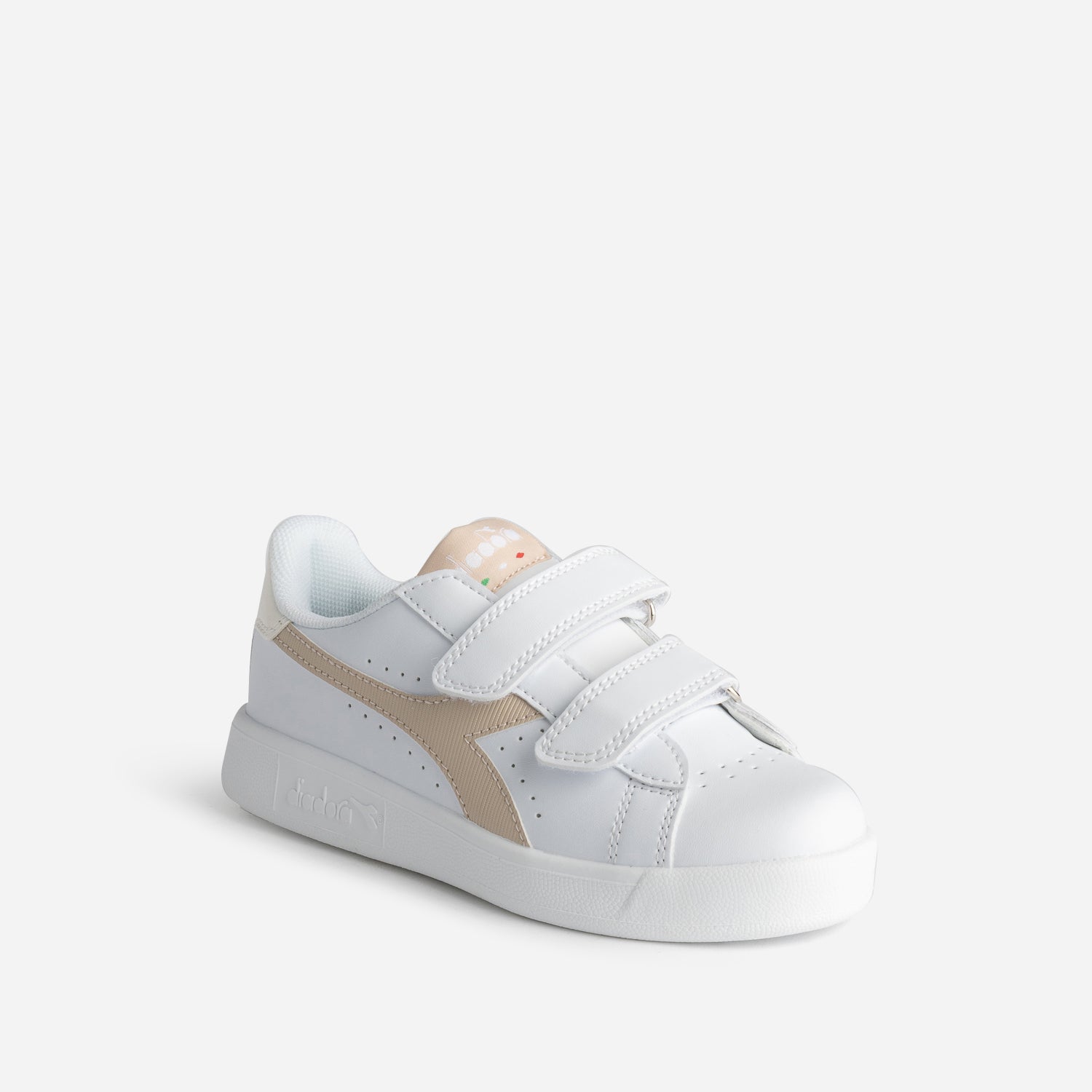 Tennis fille DIADORA blanche et beige