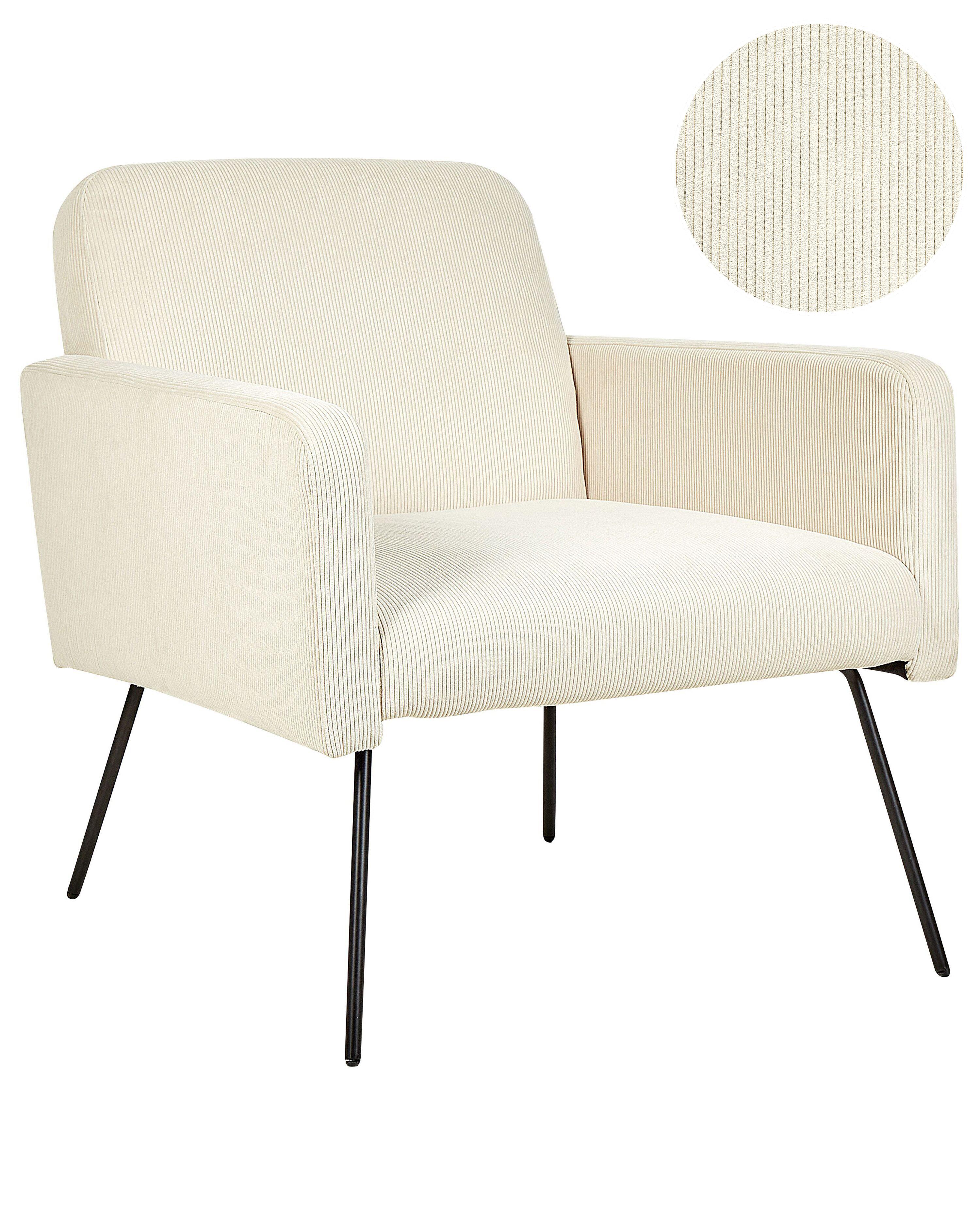 Armchair NARKEN Corduroy Light Beige