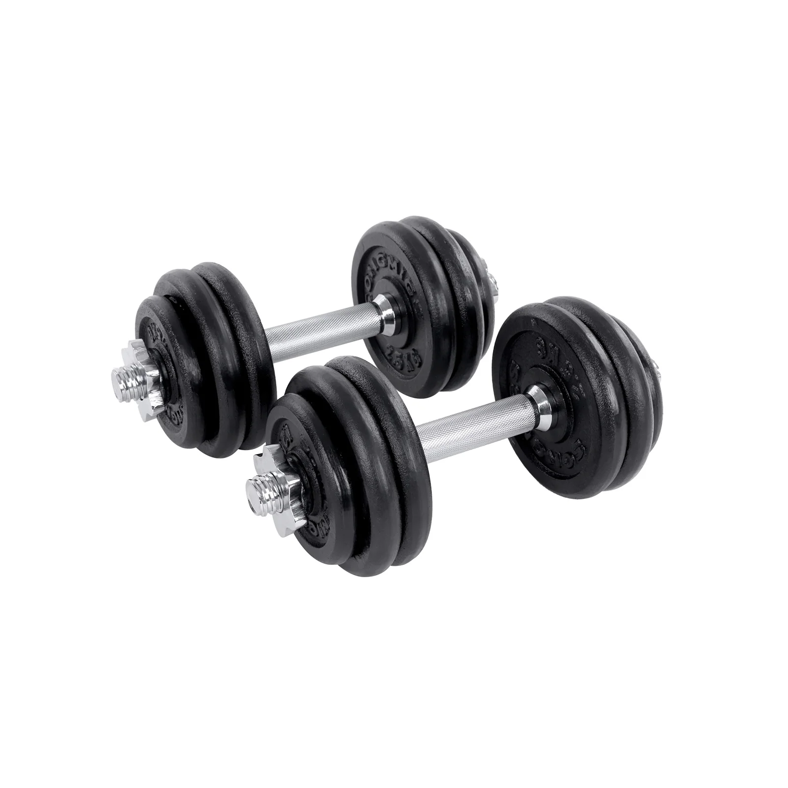 Kit haltères Musculation, avec Barre d’Extension, Poids Ajustable