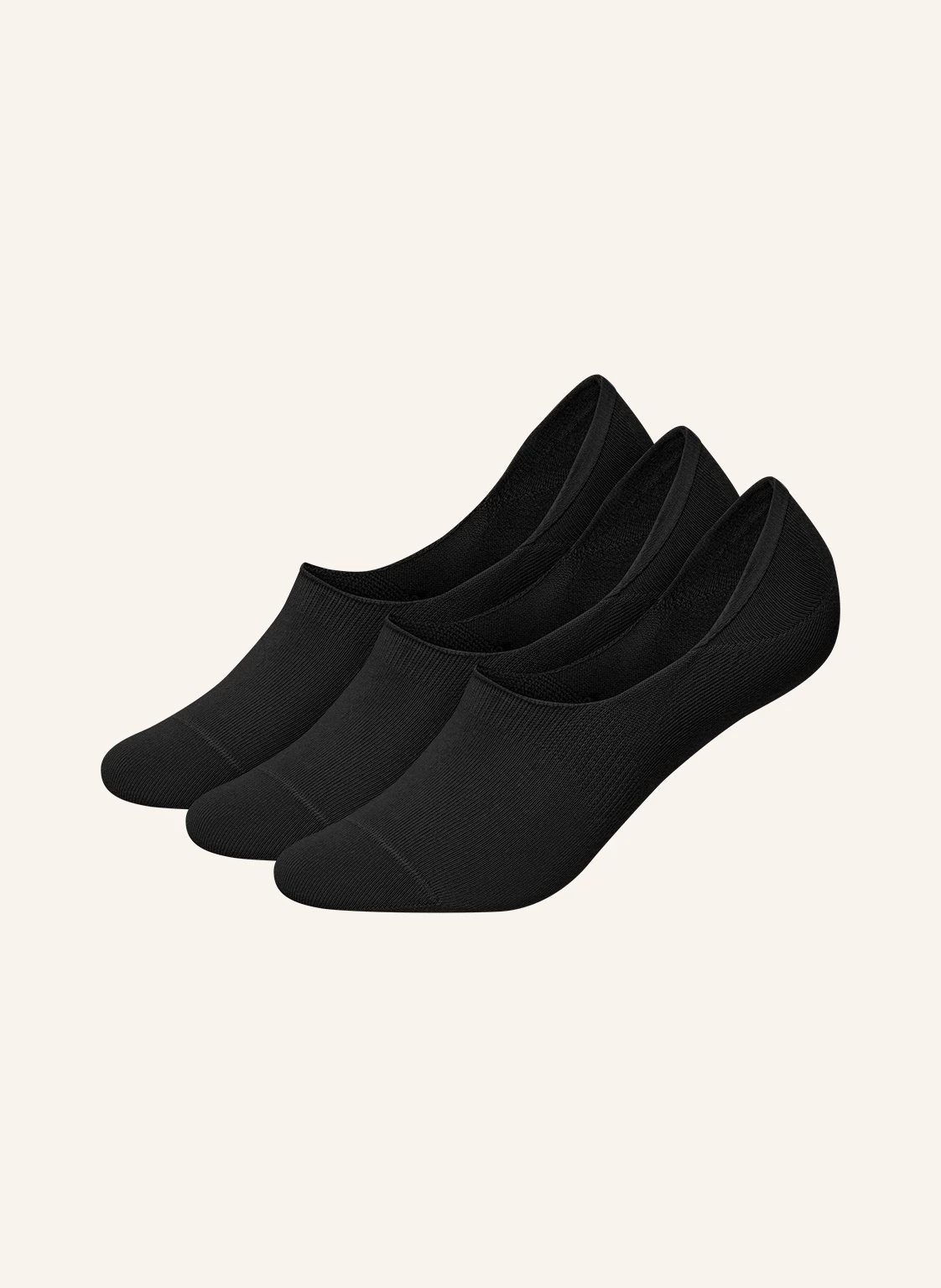 DillySocks 3er-Pack Füßlinge ONE COLOR INVISIBLES