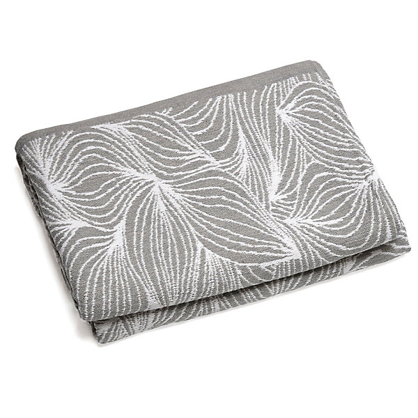 Couvre lit collection EMI pur coton 500 g/m² 180x240 cm gris sésame