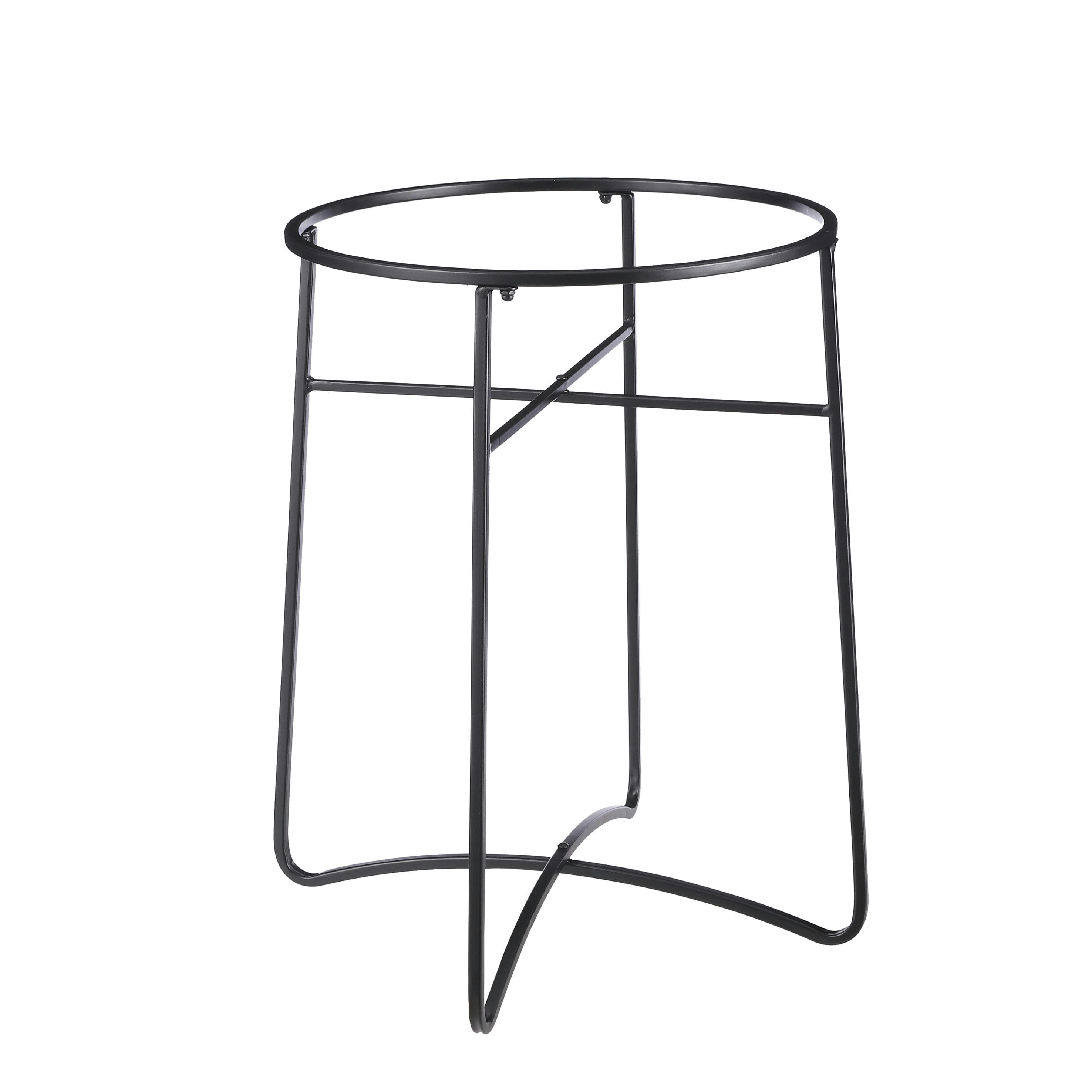 - Porte-plante en métal noir H56