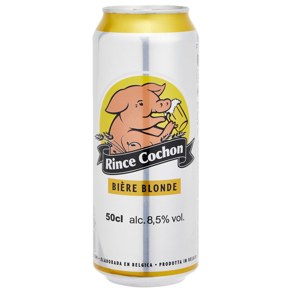 Bière blonde Rince Cochon 8,5% canette 50cl