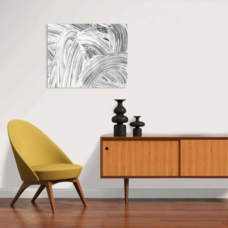 EFFECT - Poster en papier noir et blanc 50x40 cm