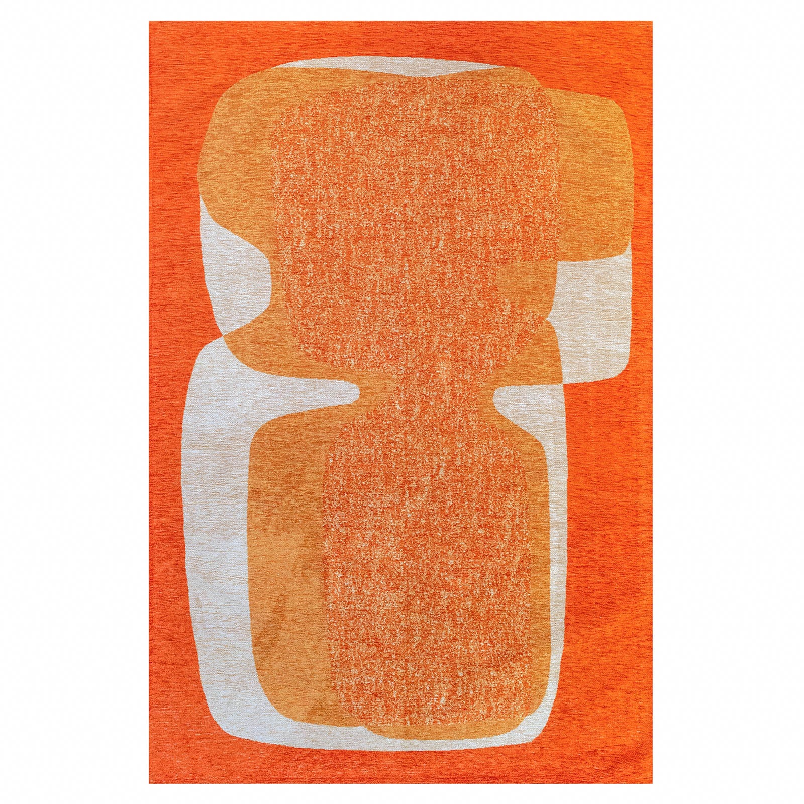 Lola&Moi vloerkleed Orange Cocktail - goud - 200x280cm