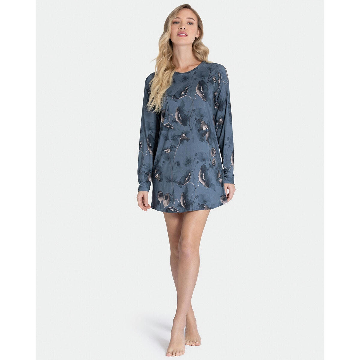 Chemise de nuit manches longues en modal, Ayaka