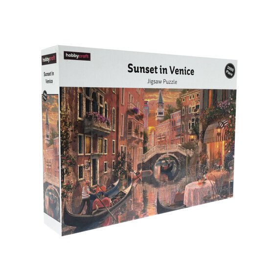 Sunset in Venice Jigsaw Puzzle 1000 Pieces