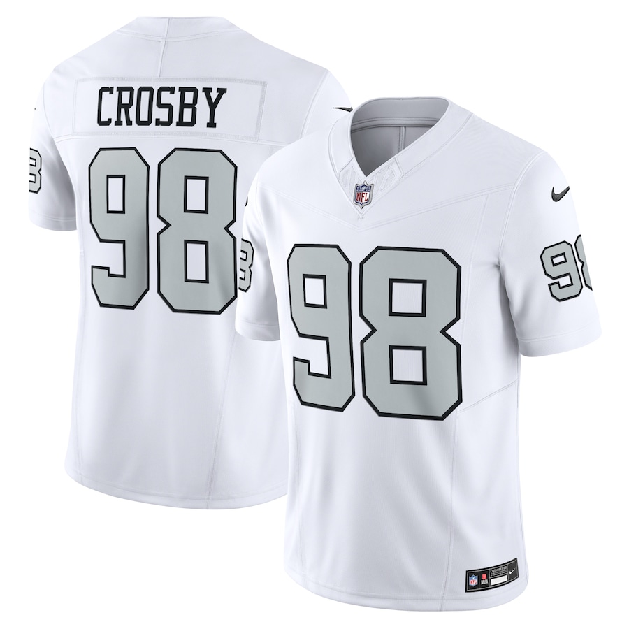 Maxx Crosby Las Vegas Raiders Nike Alternate Vapor F.U.S.E. Limited Jersey - White