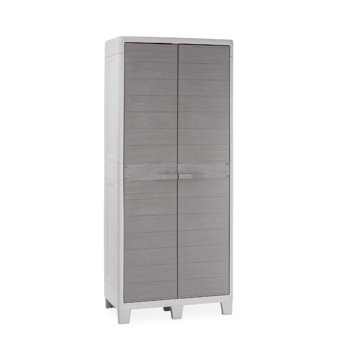Toomax Florida XL utility opbergkast hoog - lichtgrijs donkergrijs