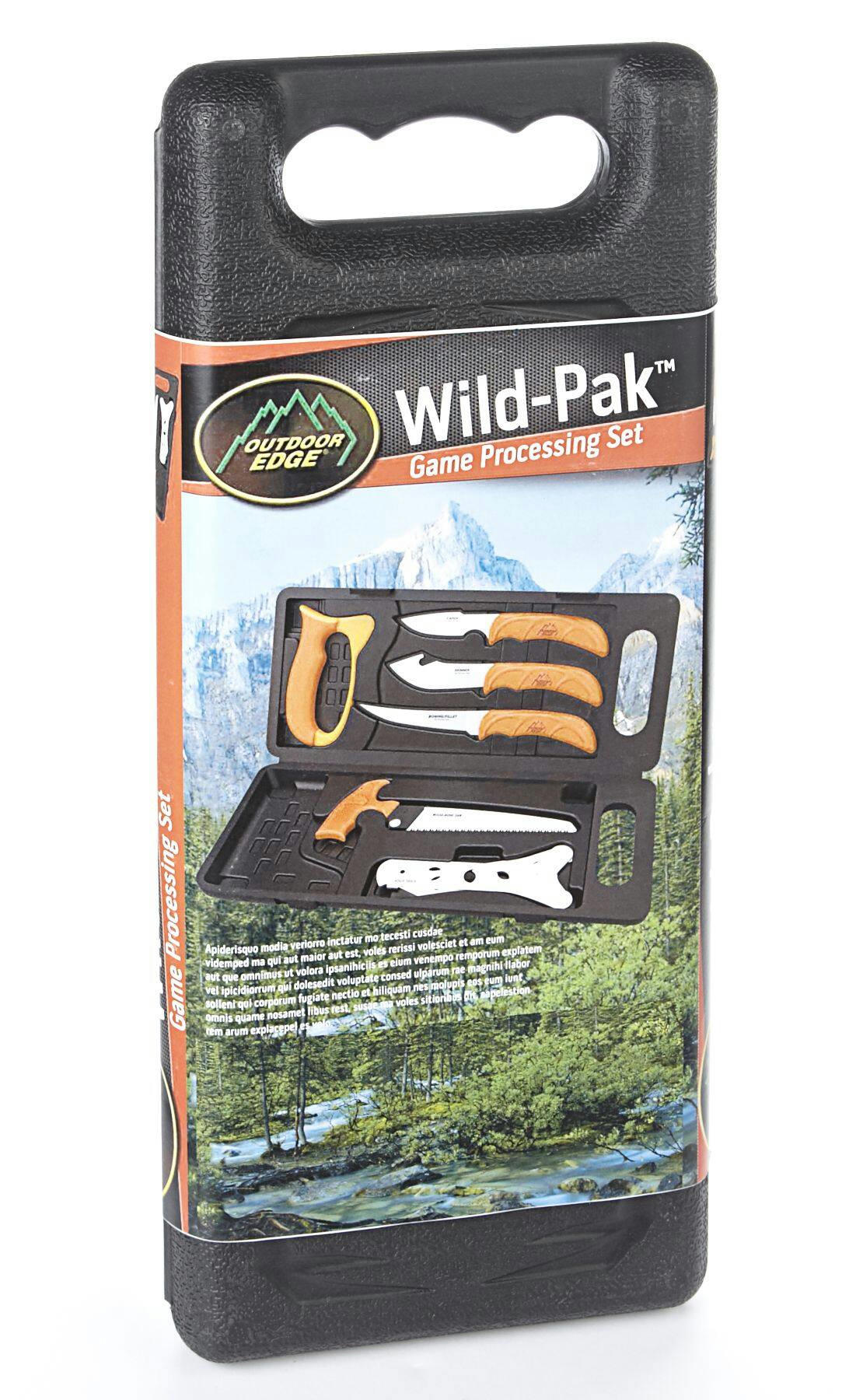 Outdoor Edge Wild-Pak Hunting Game Processing Set, 7-pc